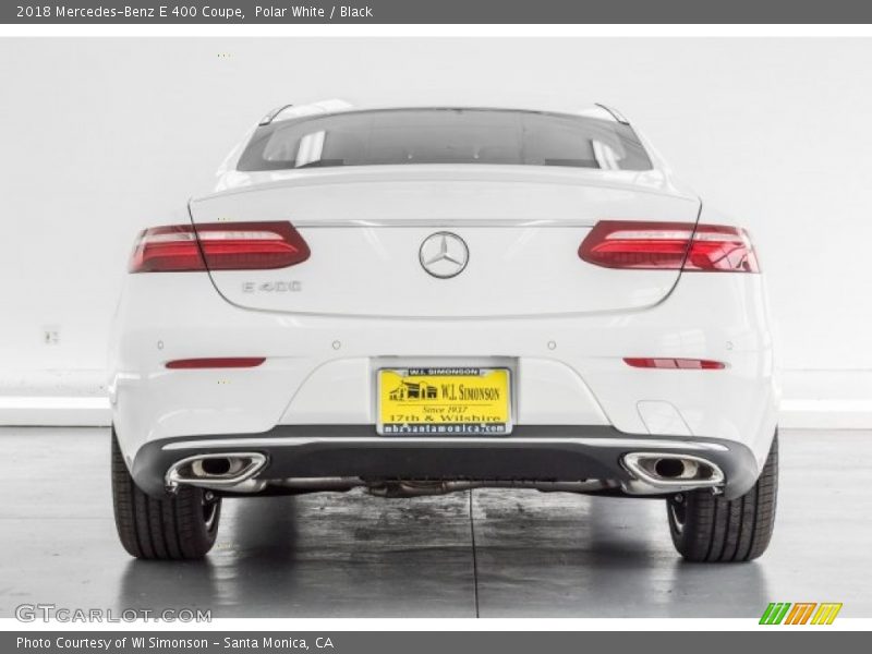 Polar White / Black 2018 Mercedes-Benz E 400 Coupe