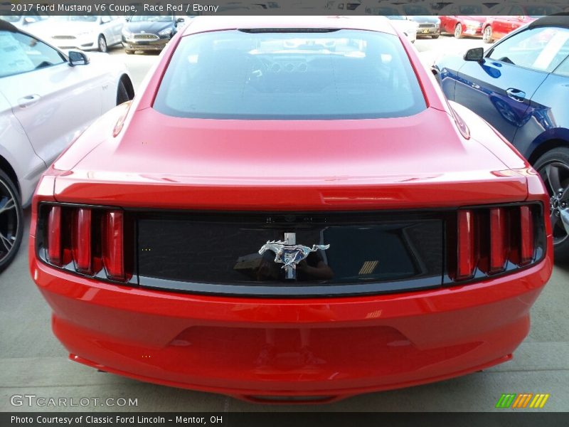 Race Red / Ebony 2017 Ford Mustang V6 Coupe