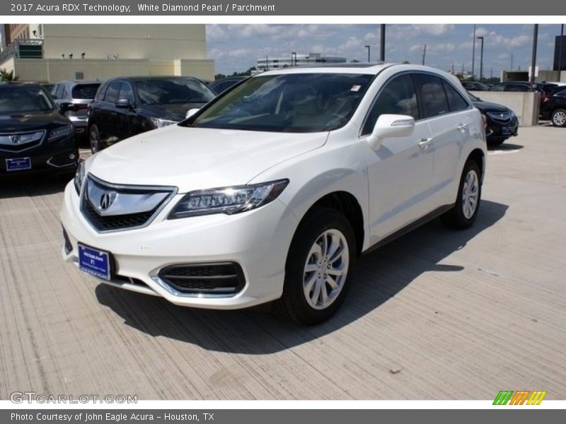 White Diamond Pearl / Parchment 2017 Acura RDX Technology