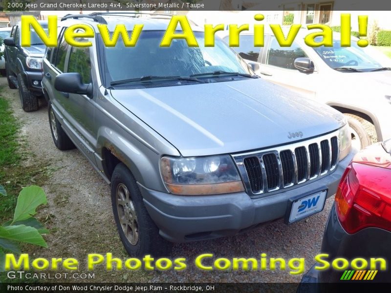 Silverstone Metallic / Taupe 2000 Jeep Grand Cherokee Laredo 4x4