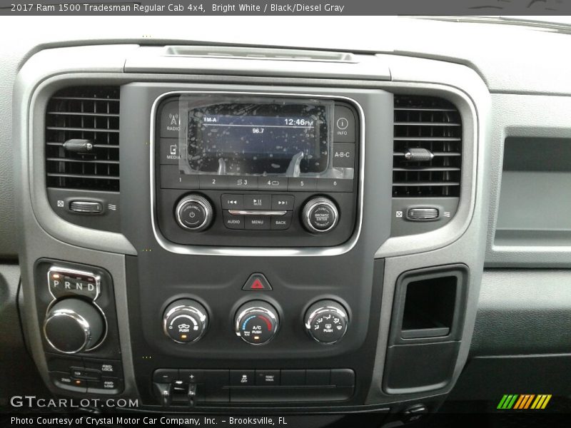 Bright White / Black/Diesel Gray 2017 Ram 1500 Tradesman Regular Cab 4x4