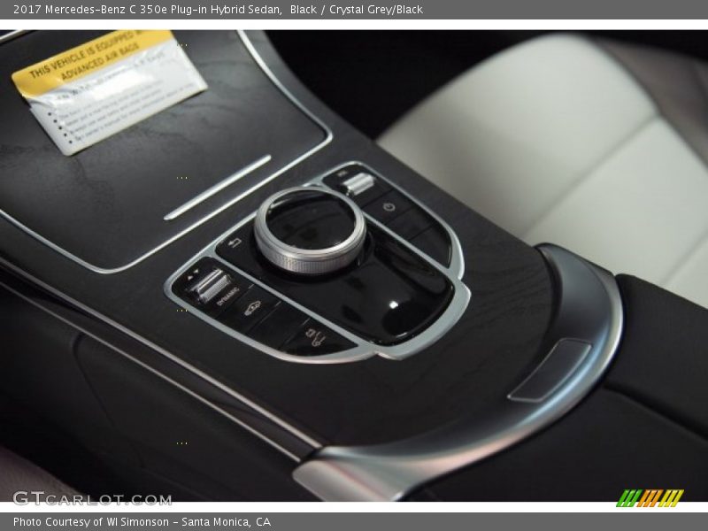 Black / Crystal Grey/Black 2017 Mercedes-Benz C 350e Plug-in Hybrid Sedan