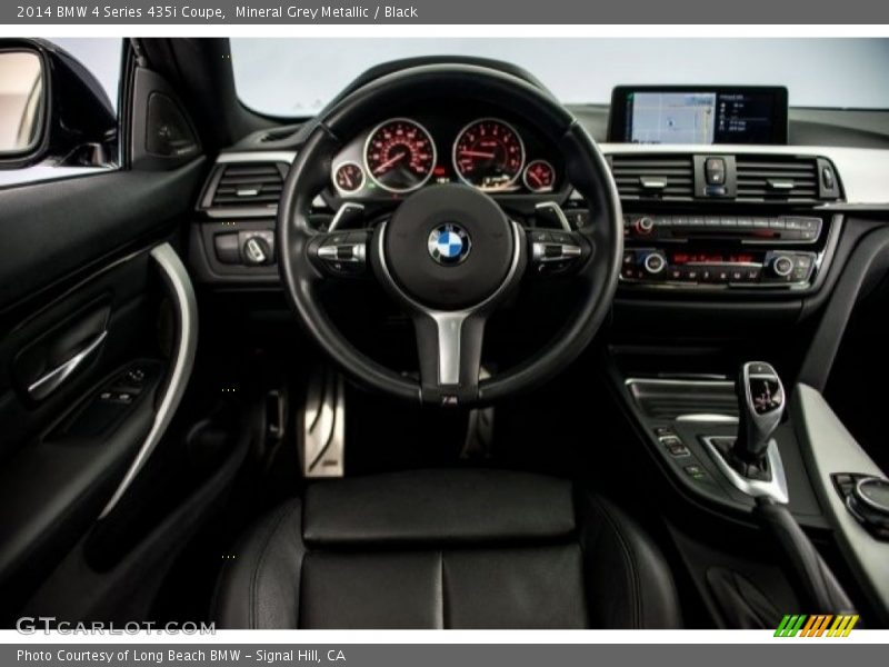 Mineral Grey Metallic / Black 2014 BMW 4 Series 435i Coupe
