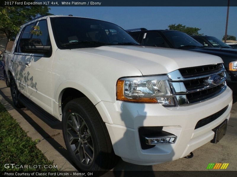 White Platinum / Ebony 2017 Ford Expedition XLT 4x4