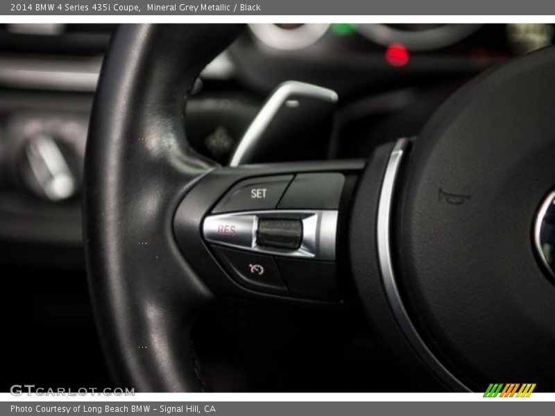 Mineral Grey Metallic / Black 2014 BMW 4 Series 435i Coupe