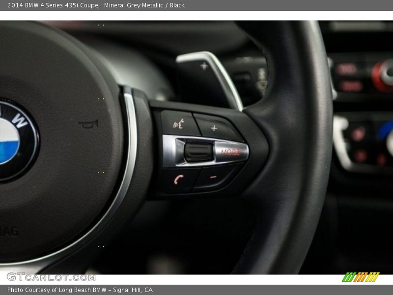Mineral Grey Metallic / Black 2014 BMW 4 Series 435i Coupe