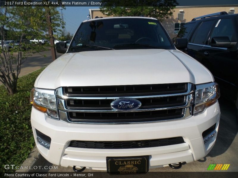 White Platinum / Ebony 2017 Ford Expedition XLT 4x4