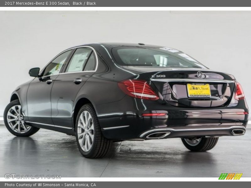 Black / Black 2017 Mercedes-Benz E 300 Sedan
