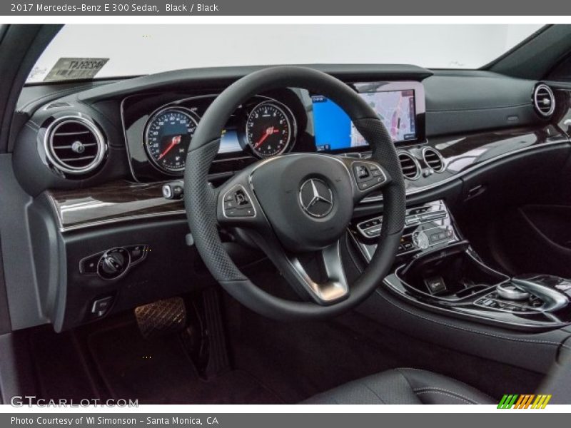 Black / Black 2017 Mercedes-Benz E 300 Sedan