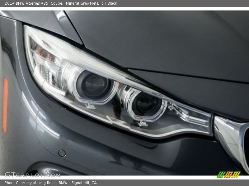 Mineral Grey Metallic / Black 2014 BMW 4 Series 435i Coupe