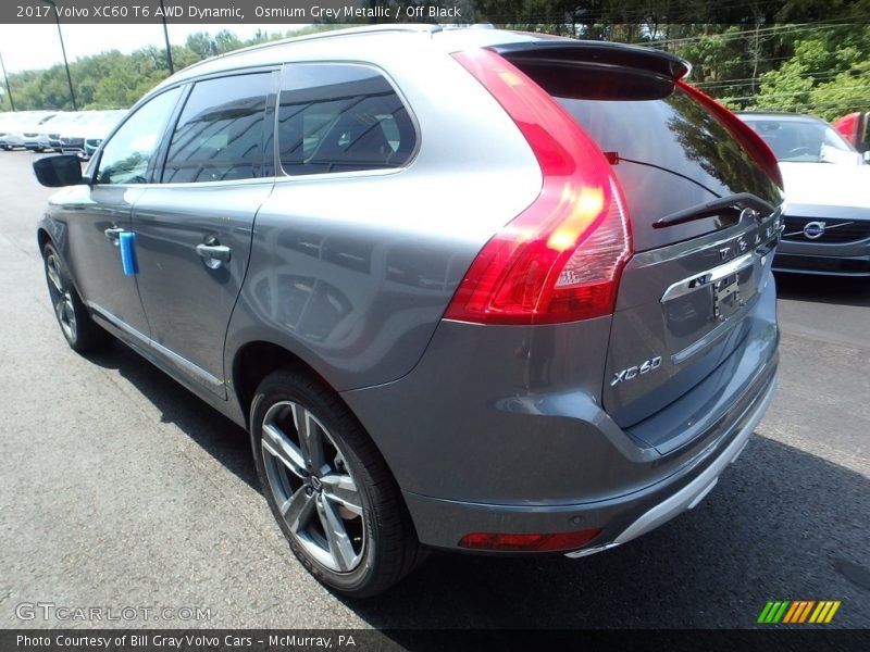 Osmium Grey Metallic / Off Black 2017 Volvo XC60 T6 AWD Dynamic