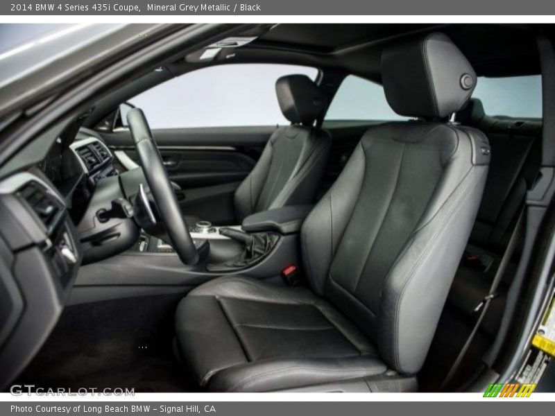 Mineral Grey Metallic / Black 2014 BMW 4 Series 435i Coupe