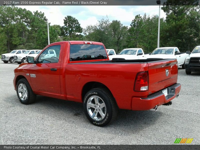 Flame Red / Black/Diesel Gray 2017 Ram 1500 Express Regular Cab