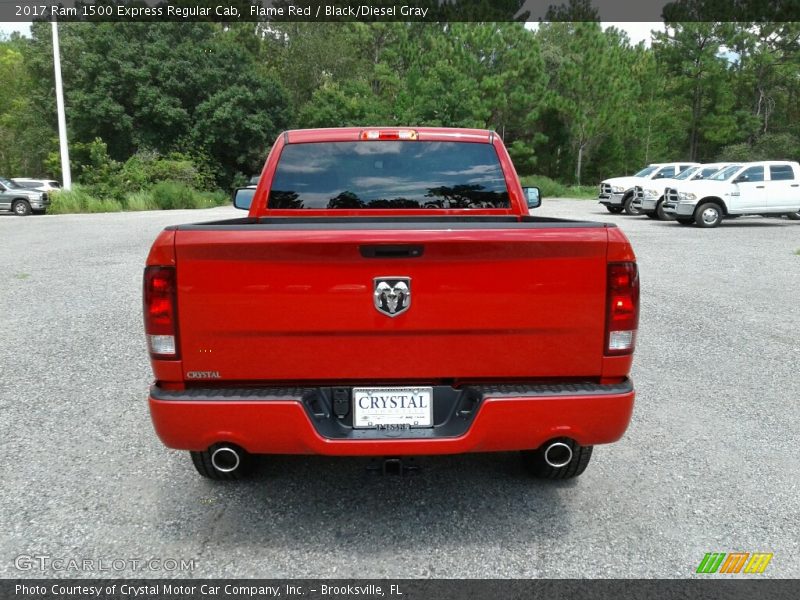 Flame Red / Black/Diesel Gray 2017 Ram 1500 Express Regular Cab
