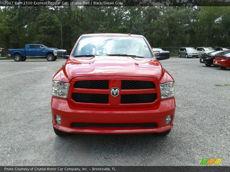 Flame Red / Black/Diesel Gray 2017 Ram 1500 Express Regular Cab