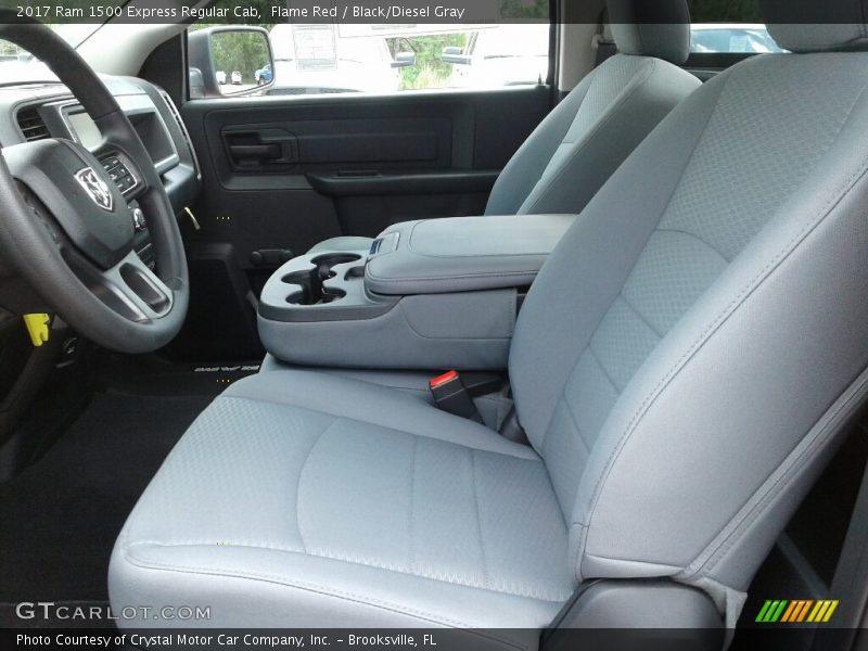 Flame Red / Black/Diesel Gray 2017 Ram 1500 Express Regular Cab