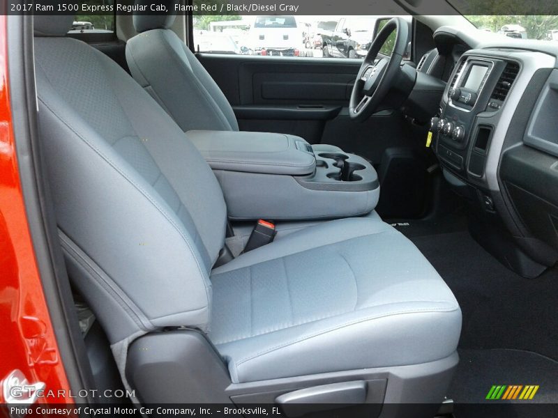 Flame Red / Black/Diesel Gray 2017 Ram 1500 Express Regular Cab