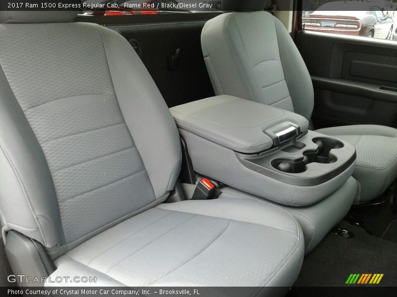 Flame Red / Black/Diesel Gray 2017 Ram 1500 Express Regular Cab