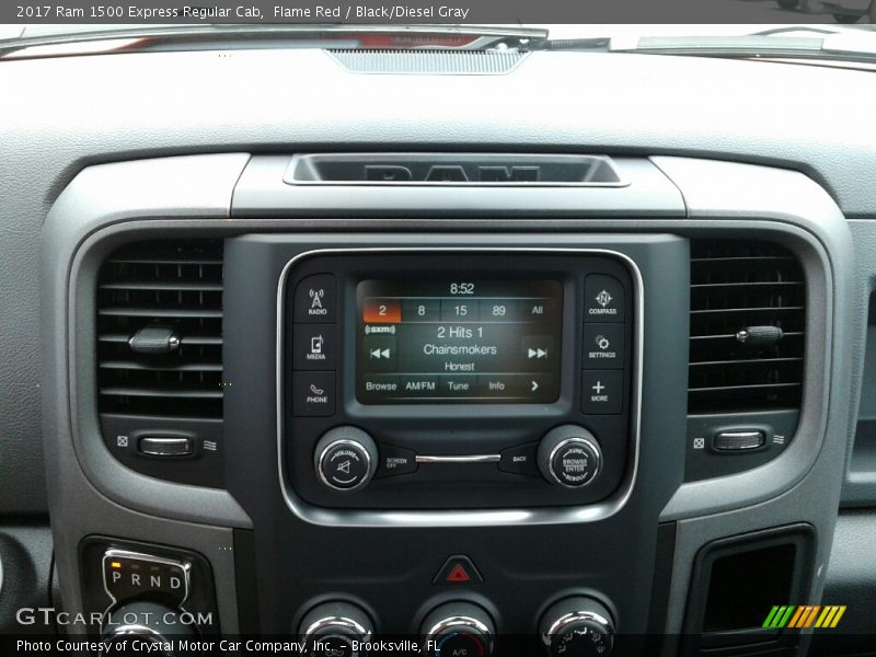 Flame Red / Black/Diesel Gray 2017 Ram 1500 Express Regular Cab