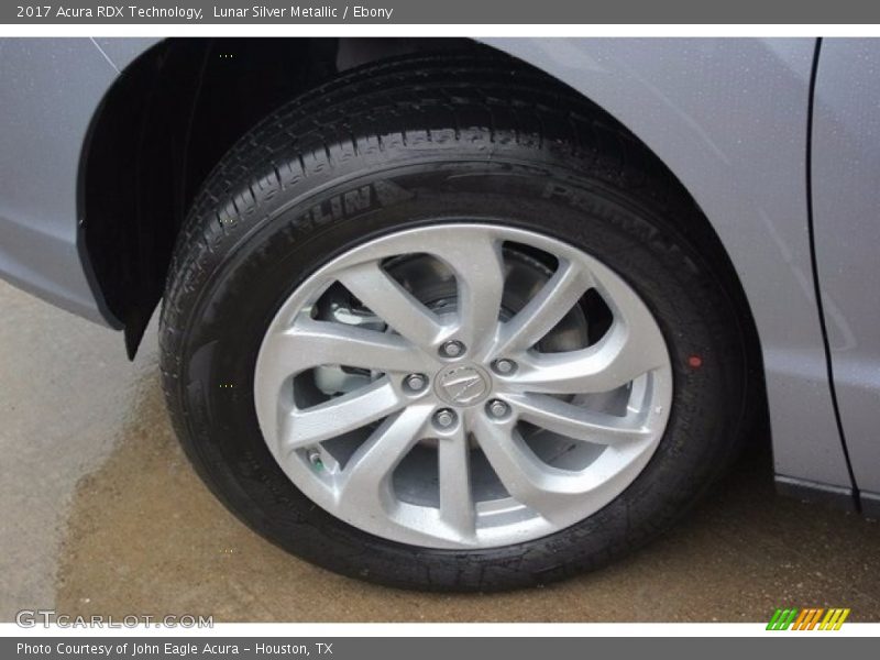 Lunar Silver Metallic / Ebony 2017 Acura RDX Technology