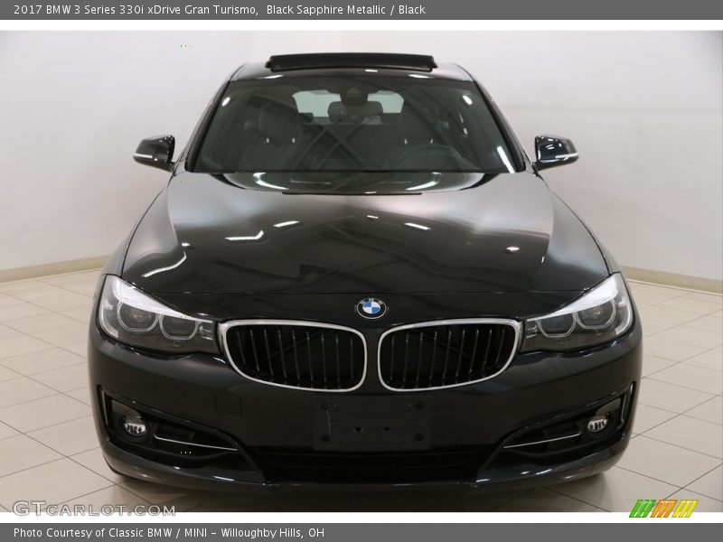 Black Sapphire Metallic / Black 2017 BMW 3 Series 330i xDrive Gran Turismo