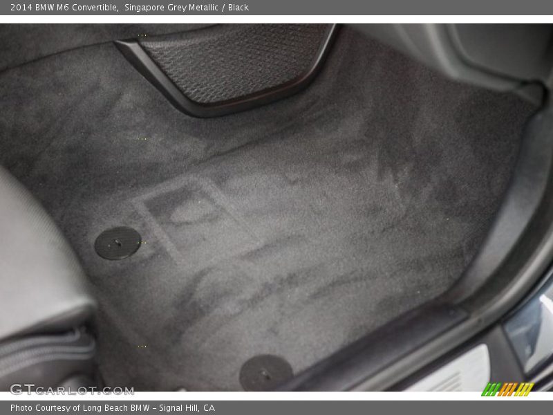 Singapore Grey Metallic / Black 2014 BMW M6 Convertible