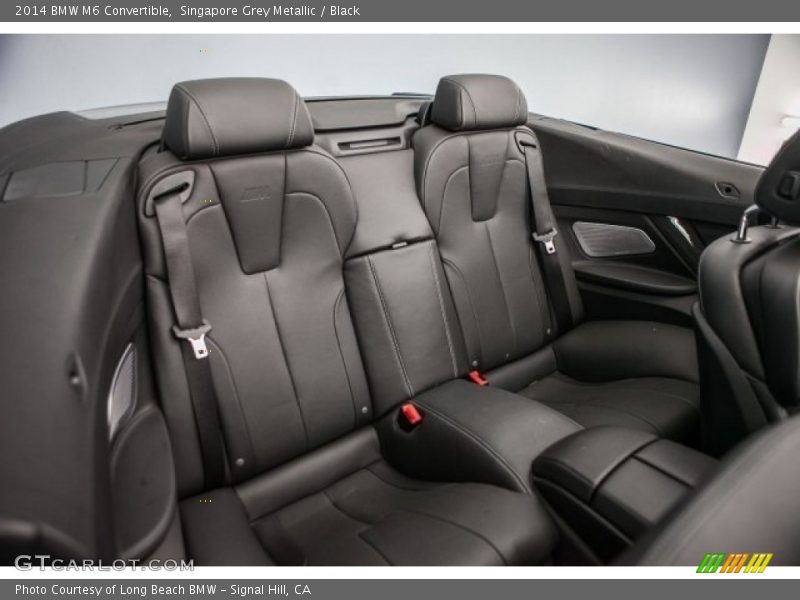 Singapore Grey Metallic / Black 2014 BMW M6 Convertible
