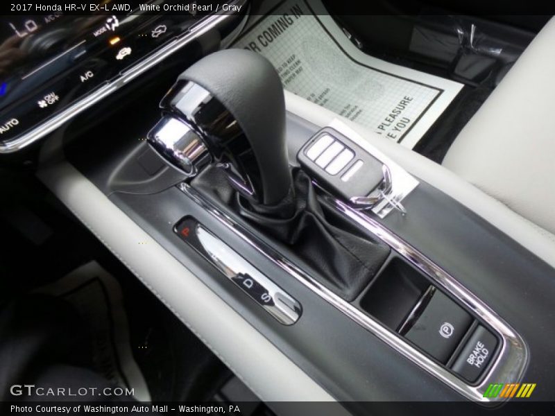 White Orchid Pearl / Gray 2017 Honda HR-V EX-L AWD
