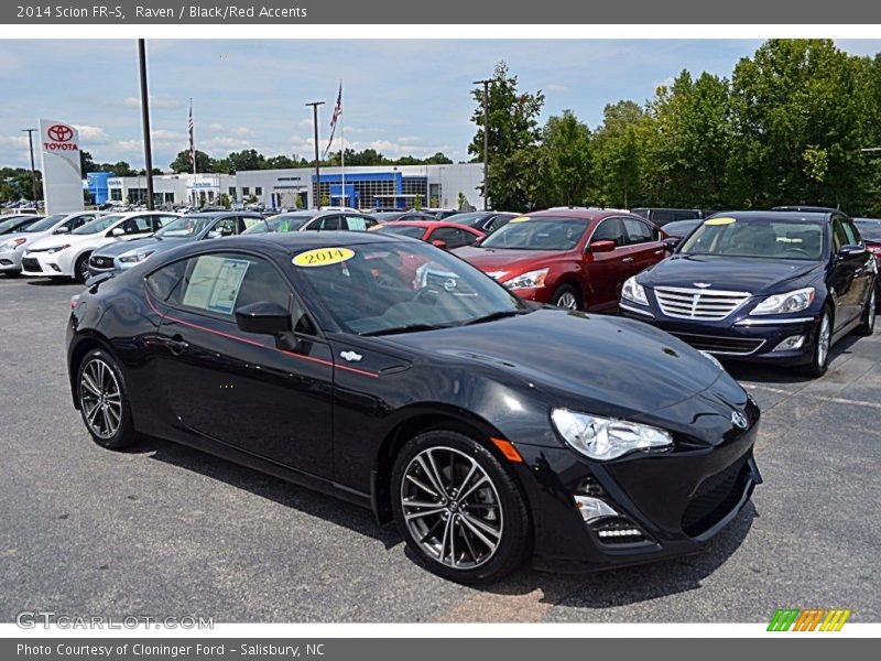 Raven / Black/Red Accents 2014 Scion FR-S