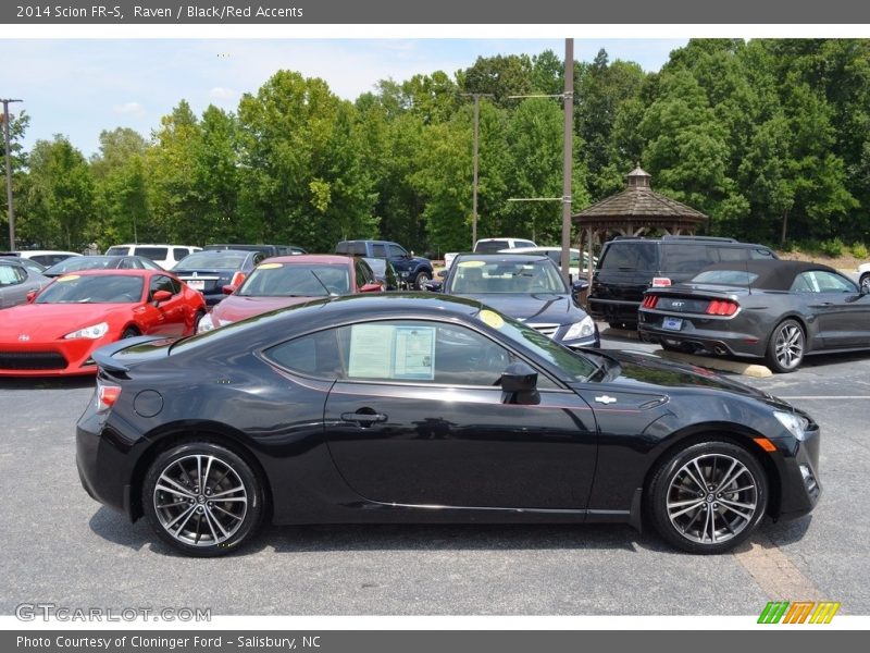 Raven / Black/Red Accents 2014 Scion FR-S