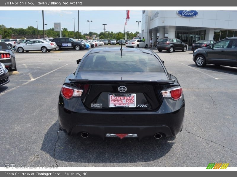 Raven / Black/Red Accents 2014 Scion FR-S