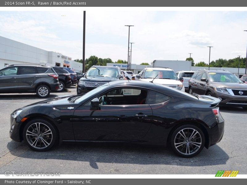 Raven / Black/Red Accents 2014 Scion FR-S