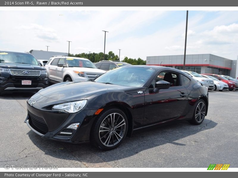 Raven / Black/Red Accents 2014 Scion FR-S
