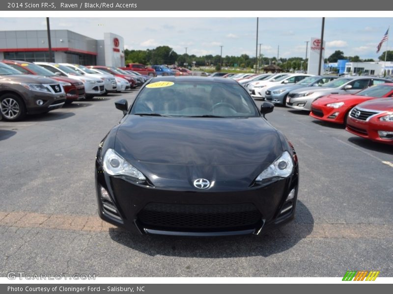 Raven / Black/Red Accents 2014 Scion FR-S