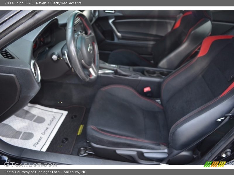Raven / Black/Red Accents 2014 Scion FR-S