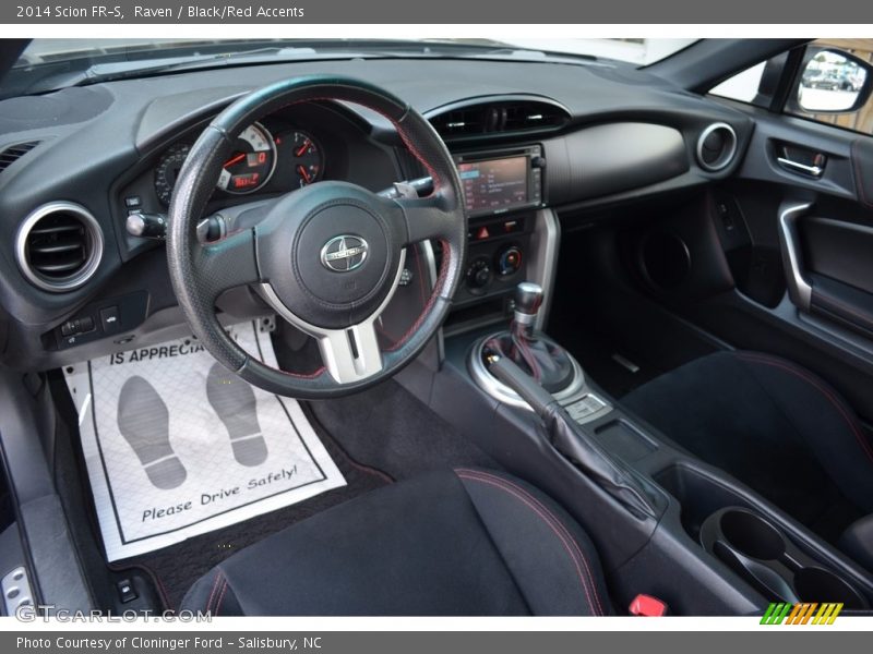 Raven / Black/Red Accents 2014 Scion FR-S