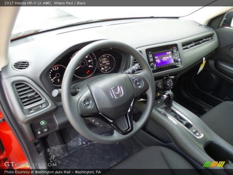 Milano Red / Black 2017 Honda HR-V LX AWD