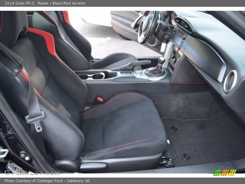 Raven / Black/Red Accents 2014 Scion FR-S