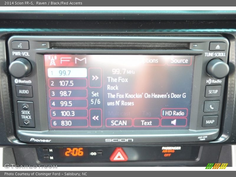 Raven / Black/Red Accents 2014 Scion FR-S