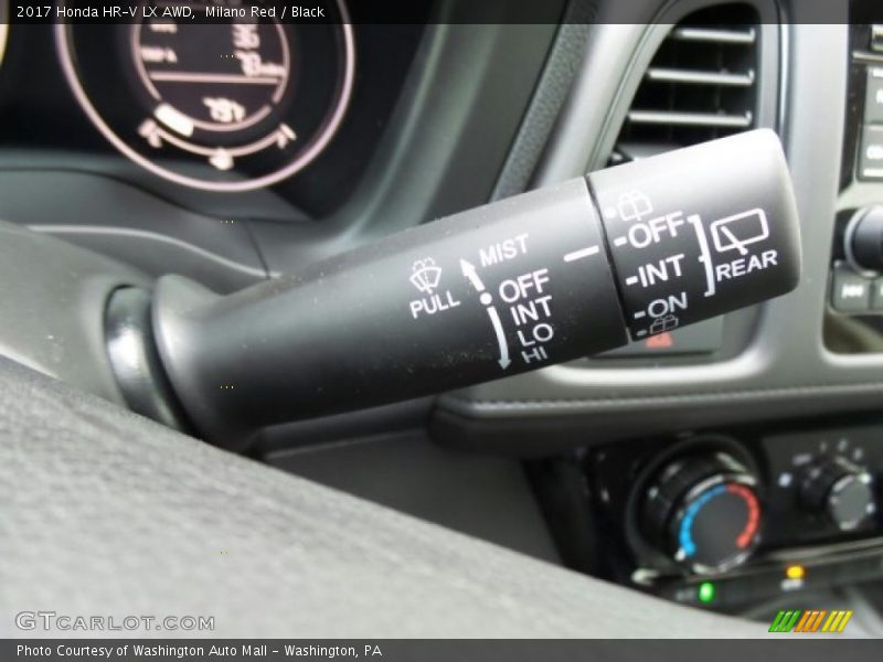 Milano Red / Black 2017 Honda HR-V LX AWD