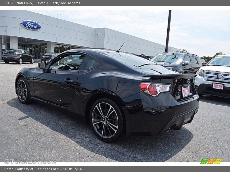 Raven / Black/Red Accents 2014 Scion FR-S