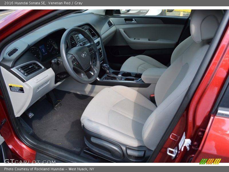 Venetian Red / Gray 2016 Hyundai Sonata SE