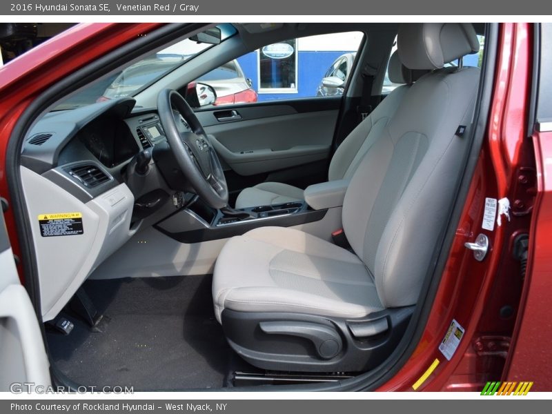 Venetian Red / Gray 2016 Hyundai Sonata SE