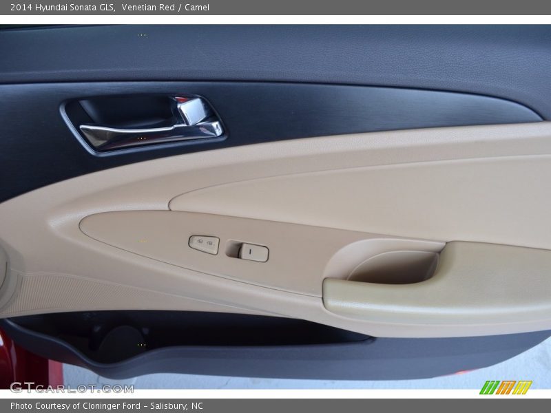 Venetian Red / Camel 2014 Hyundai Sonata GLS