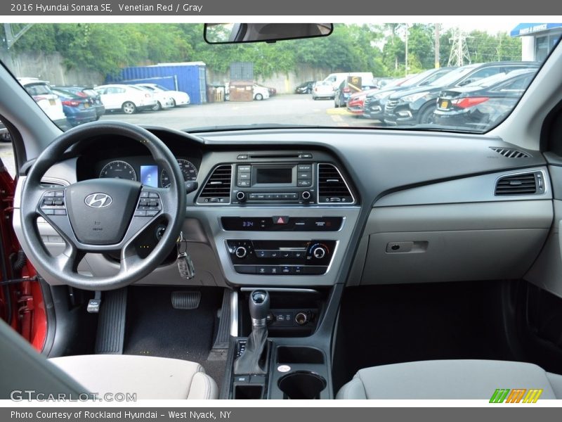 Venetian Red / Gray 2016 Hyundai Sonata SE