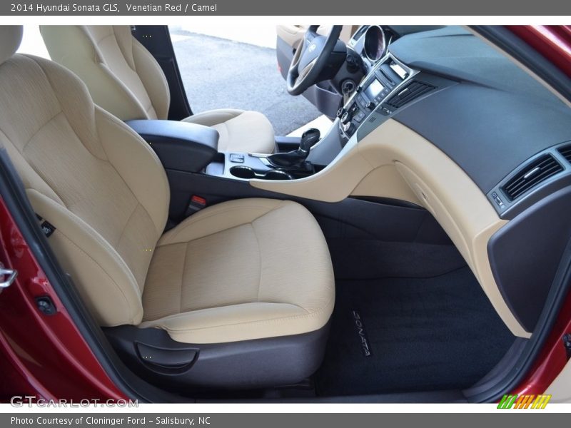Venetian Red / Camel 2014 Hyundai Sonata GLS