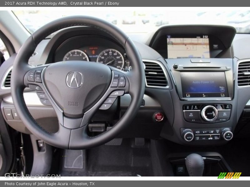 Crystal Black Pearl / Ebony 2017 Acura RDX Technology AWD