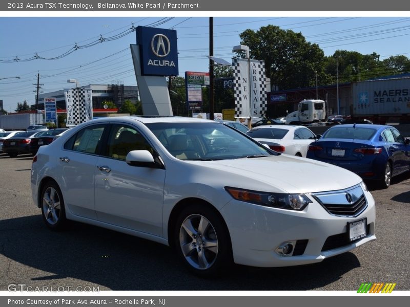 Bellanova White Pearl / Parchment 2013 Acura TSX Technology