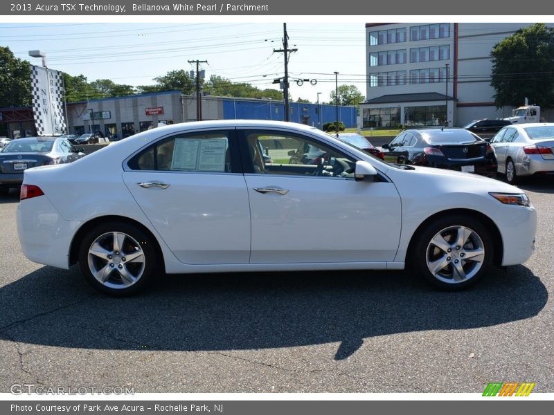 Bellanova White Pearl / Parchment 2013 Acura TSX Technology