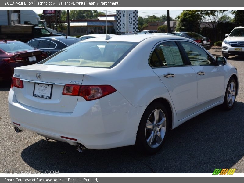 Bellanova White Pearl / Parchment 2013 Acura TSX Technology